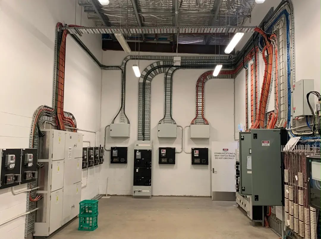 Electrical equipment and overhead cable trays